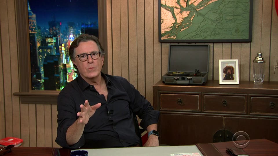 Screenshot of The Late Show with Stephen Colbert Season 6 Episode 5 (S06E05)