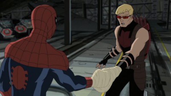 spider man and hawkeye pop