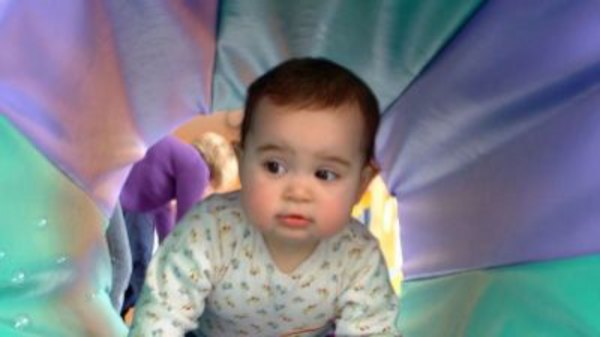 the baby human to walk