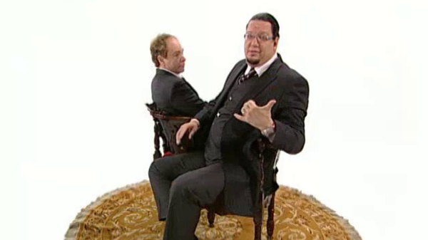 penn jillette into the trash it goes