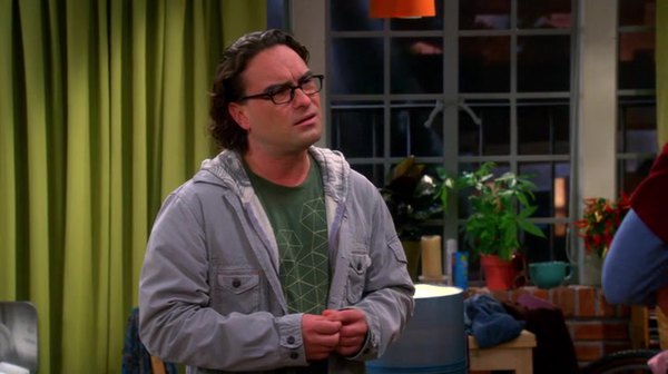 The Big Bang Theory S07E02 Raj and Howard jiggling and