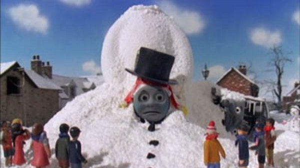 thomas the tank engine snow