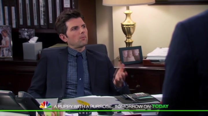 Screenshot of Parks and Recreation Season 7 Episode 1 (S07E01)