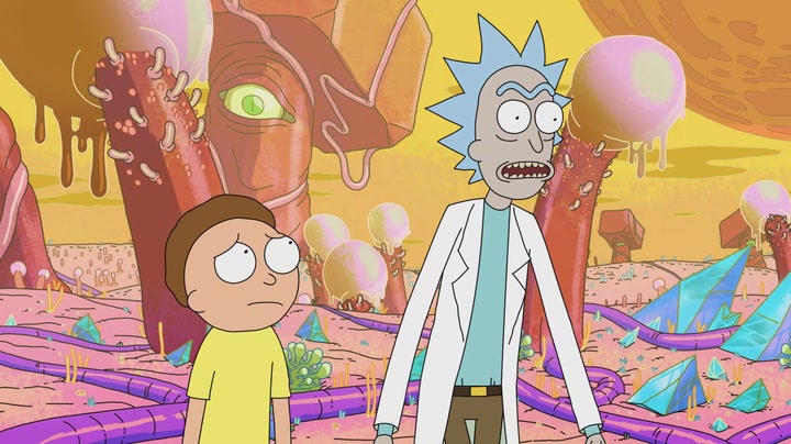 Screencaps of Rick and Morty Episode 1