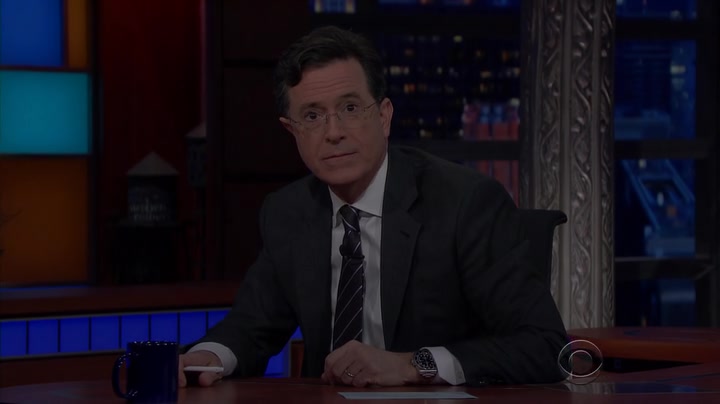 Screenshot of The Late Show with Stephen Colbert Season 1 Episode 57 (S01E57)