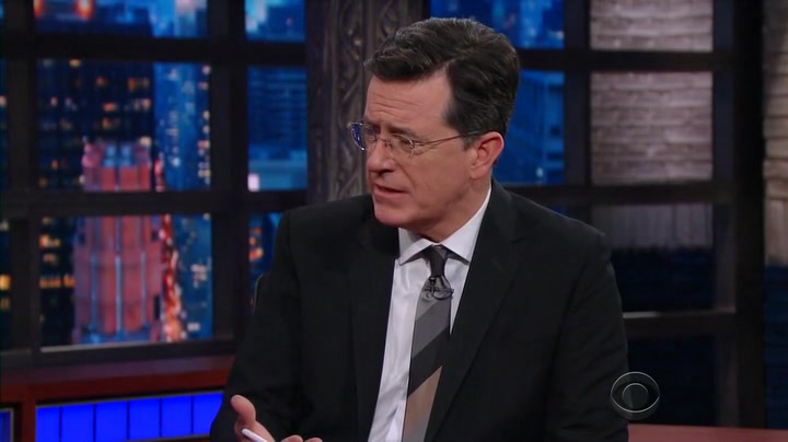 Screenshot of The Late Show with Stephen Colbert Season 1 Episode 157 (S01E157)