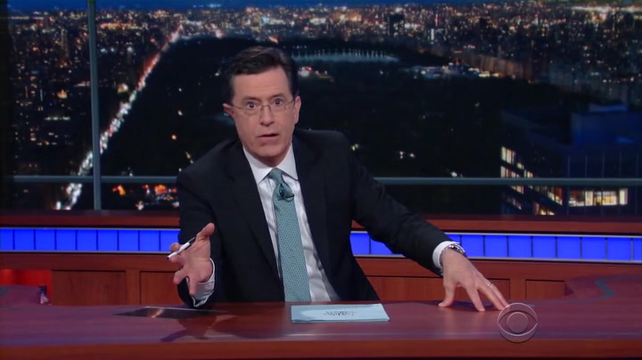 Screenshot of The Late Show with Stephen Colbert Season 1 Episode 120 (S01E120)