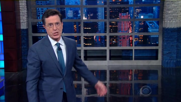 Screenshot of The Late Show with Stephen Colbert Season 1 Episode 96 (S01E96)