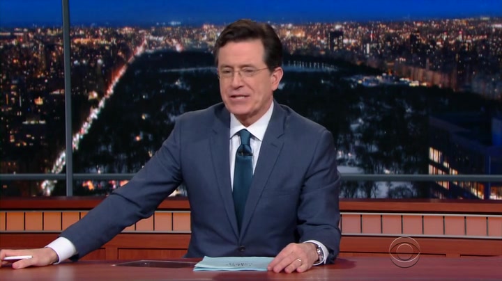 Screenshot of The Late Show with Stephen Colbert Season 1 Episode 96 (S01E96)
