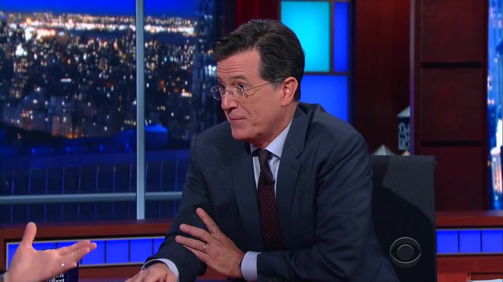 Screenshot of The Late Show with Stephen Colbert Season 1 Episode 9 (S01E09)
