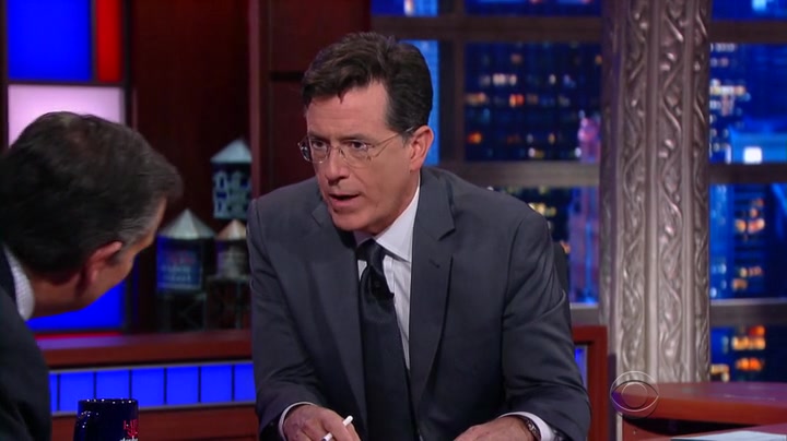 Screenshot of The Late Show with Stephen Colbert Season 1 Episode 10 (S01E10)