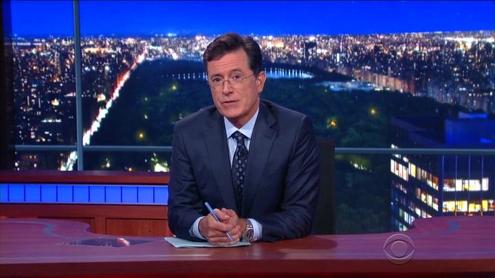 Screenshot of The Late Show with Stephen Colbert Season 1 Episode 2 (S01E02)