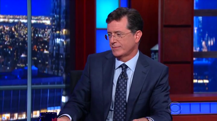 Screenshot of The Late Show with Stephen Colbert Season 1 Episode 2 (S01E02)