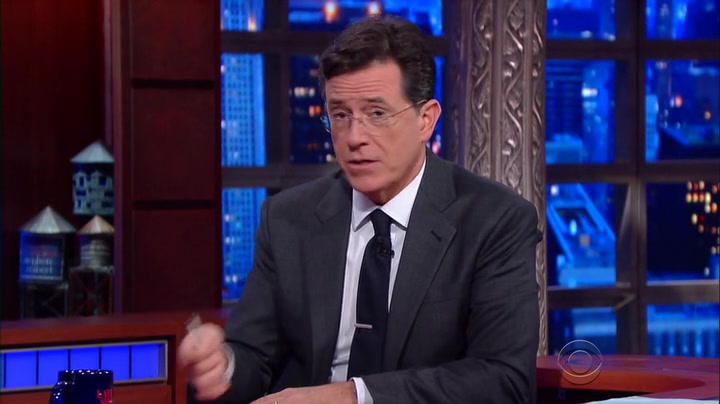 Screenshot of The Late Show with Stephen Colbert Season 1 Episode 18 (S01E18)