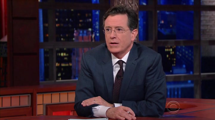 Screenshot of The Late Show with Stephen Colbert Season 1 Episode 55 (S01E55)