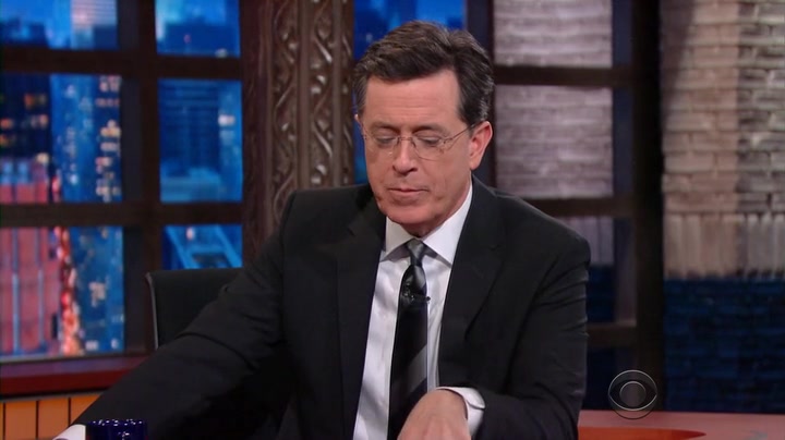 Screenshot of The Late Show with Stephen Colbert Season 1 Episode 128 (S01E128)