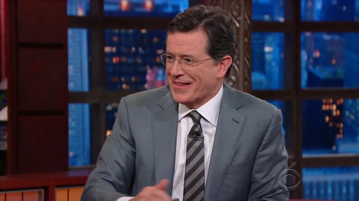 Screenshot of The Late Show with Stephen Colbert Season 1 Episode 127 (S01E127)