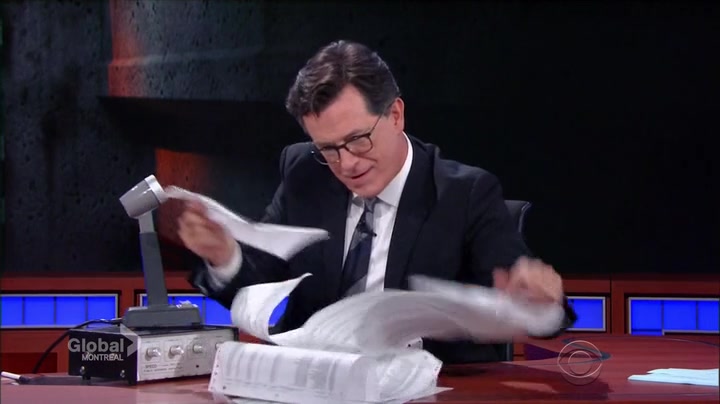 Screenshot of The Late Show with Stephen Colbert Season 1 Episode 195 (S01E195)