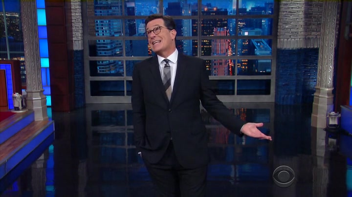 Screenshot of The Late Show with Stephen Colbert Season 1 Episode 202 (S01E202)