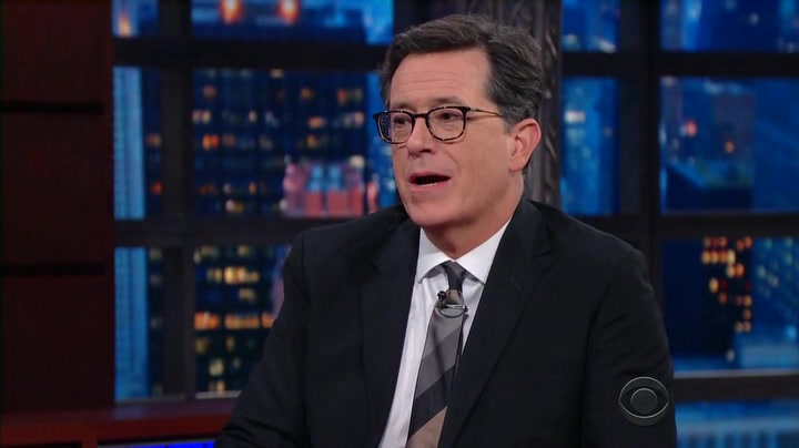 Screenshot of The Late Show with Stephen Colbert Season 1 Episode 202 (S01E202)