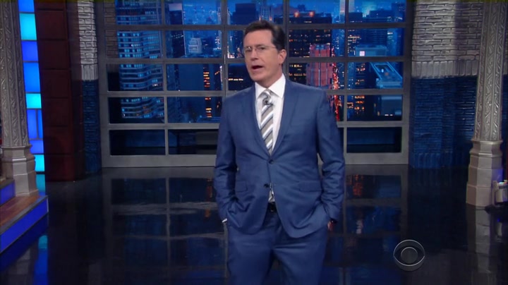 Screenshot of The Late Show with Stephen Colbert Season 1 Episode 163 (S01E163)