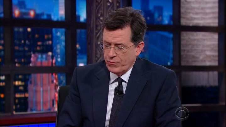 Screenshot of The Late Show with Stephen Colbert Season 1 Episode 122 (S01E122)