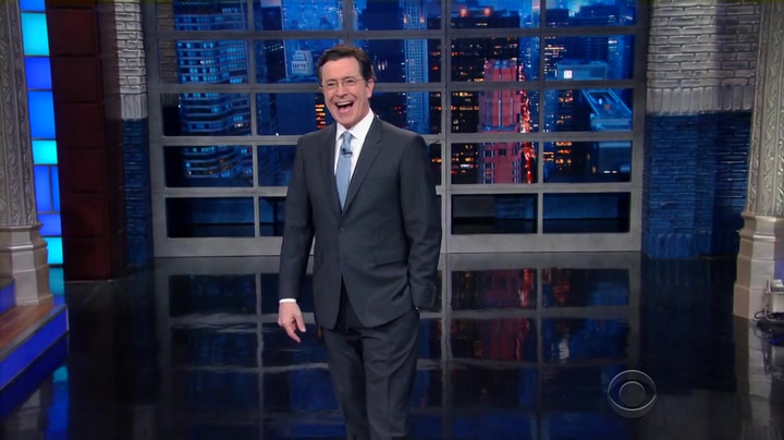 Screenshot of The Late Show with Stephen Colbert Season 1 Episode 109 (S01E109)