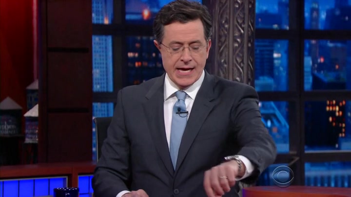 Screenshot of The Late Show with Stephen Colbert Season 1 Episode 109 (S01E109)