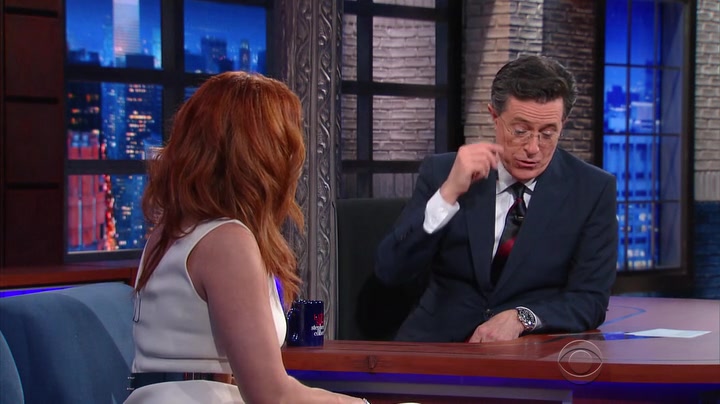 Screenshot of The Late Show with Stephen Colbert Season 1 Episode 98 (S01E98)