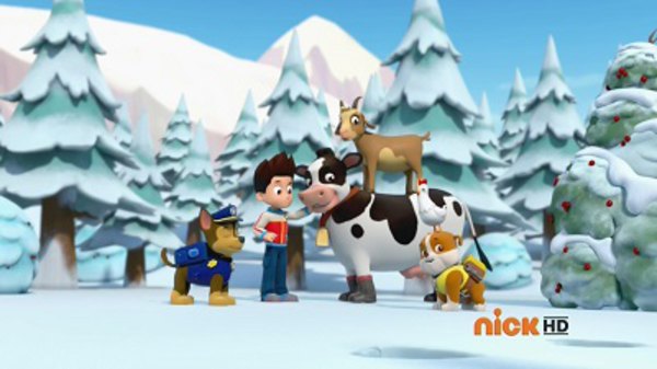 paw patrol snow monster