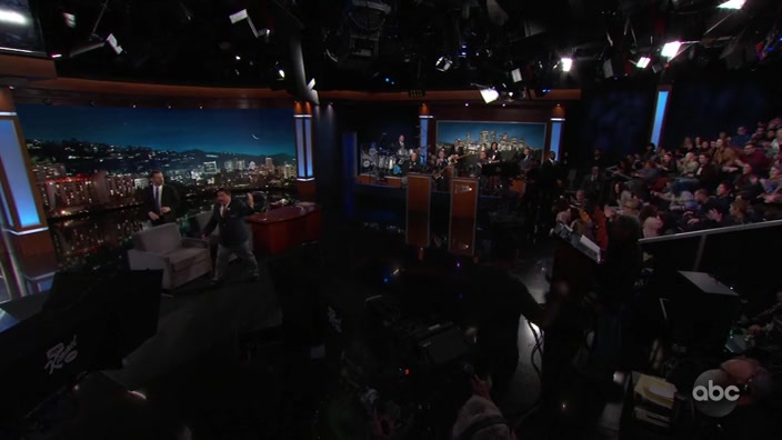 Screenshot of Jimmy Kimmel Live! Season 17 Episode 1 (S17E01)