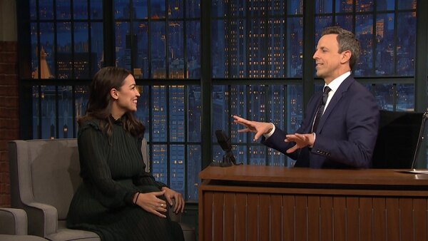 seth meyers alexandria ocasio cortez