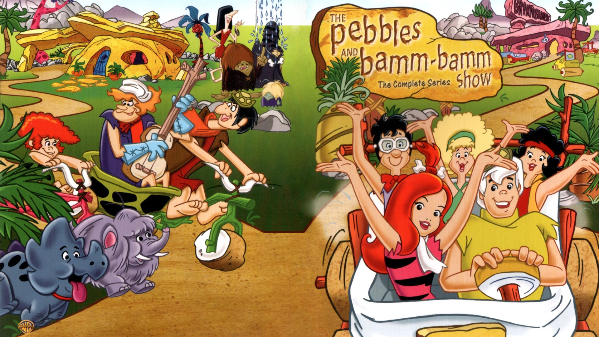 The show followed neighbors Pebbles Flintstone and Bamm-Bamm Rubble in thei...