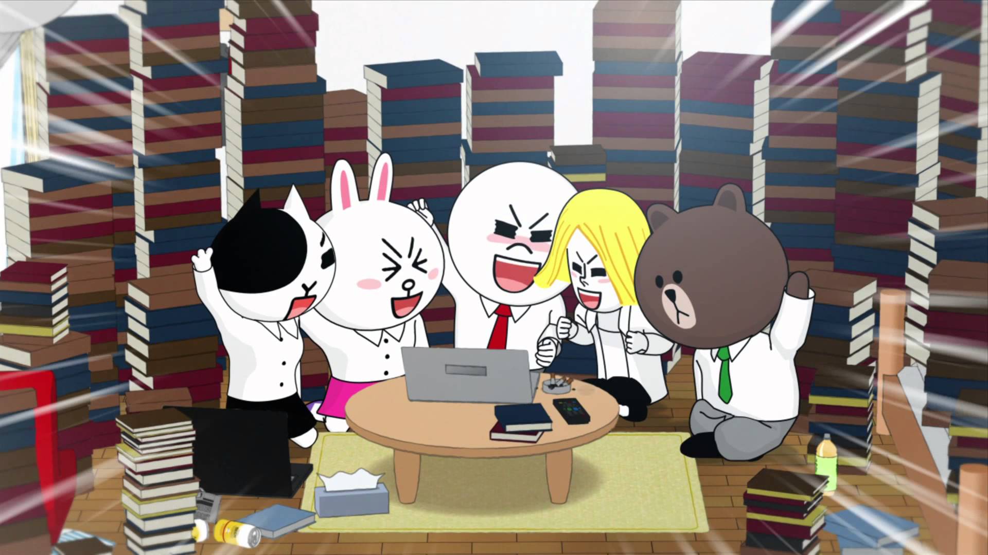 Line Offline Salaryman Anime Tv 13