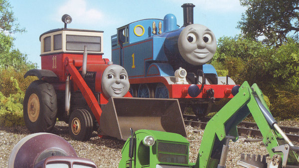 thomas and friends on site with thomas