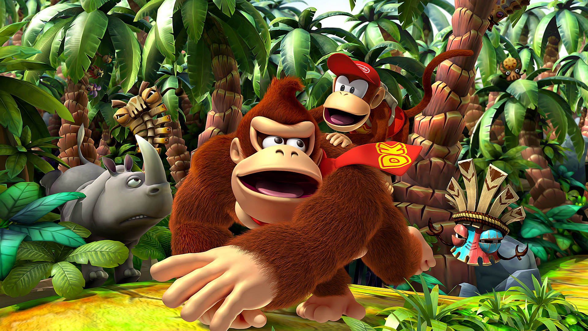 donkey kong country returns characters